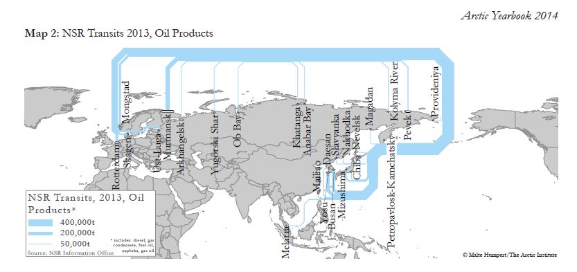 NSR Transits 2013 Oil Products