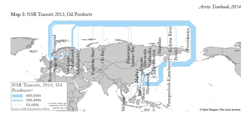 NSR Transits 2013 Oil Products